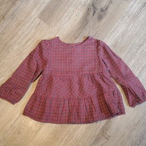 Zara Girl Plaid Shirt